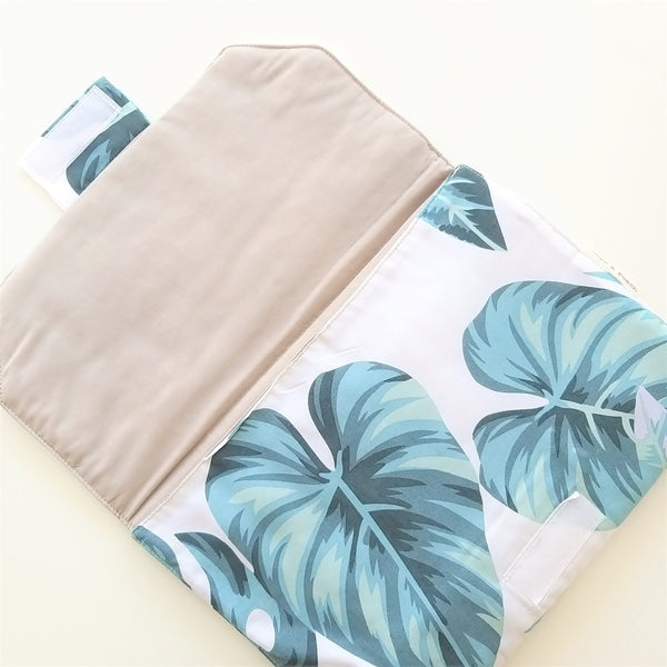 Baby Change Mat - Monstera