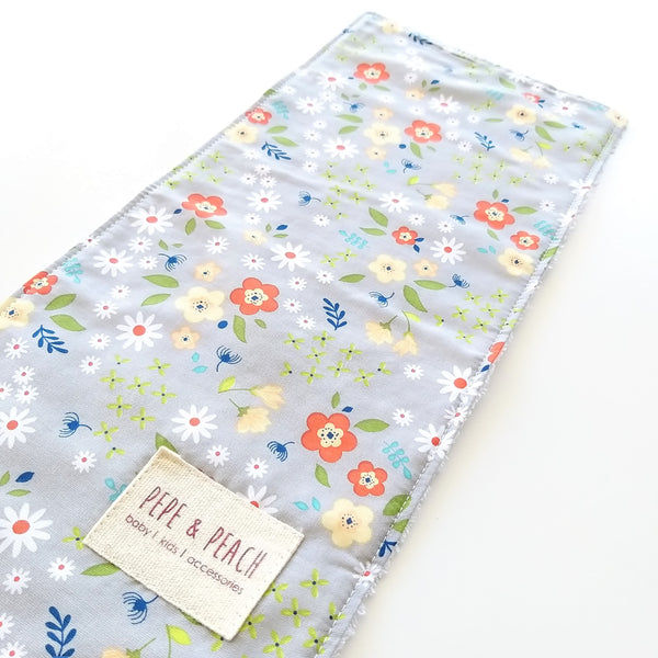 Burp Cloth - Daisy Poppy